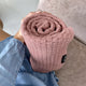 LullaLove coperta/panno di lana merino farfalla peonia