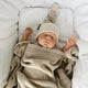Lullalove Coperta traforata 80x100 cm margherita beige
