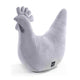 La Millou Cuscino per la pappa della gallina di Grandma Dana Colection Velvet Grigio Scuro