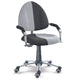 Mayer Sedia da ufficio ergonomica evolutiva Freaky, Grigio/Antracite