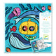 Djeco Libro da colorare per bambini con giochi Ocean