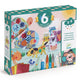 Djeco set artistico per bambini 6in1 animali e le loro case