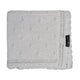 Lullalove Coperta traforata 80x100 cm margherita Grigio