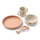 Liewood Set di stoviglie per bambini Vivi Dream Ecru 