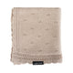 Lullalove Coperta traforata 80x100 cm margherita caramello beige