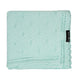 Lullalove Coperta traforata 80x100 cm margherita menta