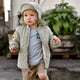 Mikk-Line Cappello da sole per bambini con paracollo bianco