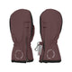 En Fant Guanti per bambini a un dito con cerniera Rose Taupe