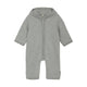 Huttelihut Tuta da bambino in cotone Grigio chiaro melange
