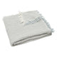 Jollein Coperta in mussola 75x100cm con frange a righe verde mare