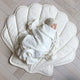 Cam Cam Copenhagen tappetino per bambini a forma di conchiglia Almond