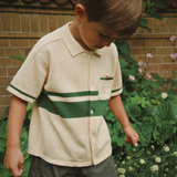 Polo Konges Slojd da ragazzo Hai Knit Banana Crepe