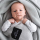 LullaLove Copertina in bambù Glamour Grigio 80x100 cm