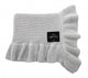 Lullalove Coperta per bambini 90 x 110 cm per tutto l'anno con volant grigio