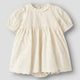 Lil' Atelier Abito bambino latte di cocco NBFFLORES