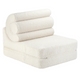 Wigiwama Baby pouf multifunzionale Flipster Crema Bianco
