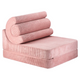 Wigiwama Baby pouf multifunzionale Flipster Pink Mousse
