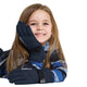 Didriksons Guanti invernali con dita Biggles Navy