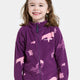 Didriksons Felpa con zip da bambino Monte Winter Ocean Purple