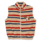 Konges Slojd Gilet da bambino con stampa ricamata Joddy Teddy Tangerine Stripe