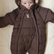 Konges Slojd tuta invernale bambino Alpi Chocolate Brown