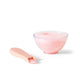 Tiny Harlow Set per l'alimentazione delle bambole  Tiny Tummies, ciotola e cucchiaio, Yogurt alla fragola