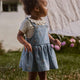 Lil' Atelier Abito in denim per bambini Blu medio Denim EMB NMFFUNDA