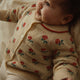 Konges Sløjd Cardigan in maglia per bambini con colletto Belou Rose
