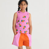 Bobo Choses Canotta per ragazze Tangerine all over