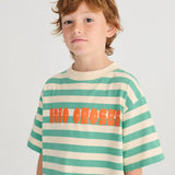 Bobo Choses T-shirt a righe moderne per bambini