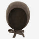 Huttelihut Cappellino neonato in pile di lana Wollfleece, Brown Melange