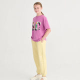 Bobo Choses Pantaloni jogger stampati da bambino Giallo brillante