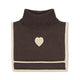 Konges Slojd Camino di lana per bambini Collette Chocolate Brown