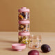 Liewood Contenitore per merenda per bambini 4x100ml Cuore di ciliegia / Rosey