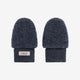 Huttelihut Muffole neonato in lana merino Wollfleece Ombre Blue Melange