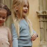 Konges Slojd Maglione da bambina con zip Roli Sleet