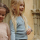Konges Slojd Maglione da bambina con zip Roli Sleet