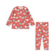 Konges Sløjd Completo bambino blusa e pantaloni Bow Ballerina Blush GOTS