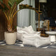 Wigiwama Pouf da esterno per bambini Outdoor Square Ottoman Terra