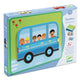 Djeco Puzzle magnetico per bambini Inzebox Veicoli