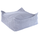 Wigiwama Pouf quadrato per bambini Ottoman Blueberry Blue