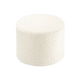 Wigiwama Pouf per bambini in peluche bianco crema