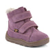 Froddo Stivali invernali barefoot per bambini Zeru Tex Furry Prugna