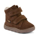 Froddo Stivali invernali barefoot per bambini Zeru Tex Furry Marrone