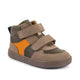 Froddo Scarpe barefoot per bambini, high-top Loop, colore: Camel