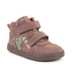 Froddo Scarpe barefoot per bambini, High-Tops Loop, rosa pastello