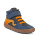 Froddo Scarpe barefoot per bambini, alte, Tex Go Denim Orange