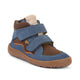 Froddo scarpe barefoot per bambini, alte alla caviglia, Tex Autumn Denim Brown