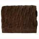 Lullalove Coperta in lana merino XL 180x120 cm Cioccolato