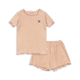 Konges Slojd Set di pantaloncini da bambino con maglia Roli OCS Cameo Rose